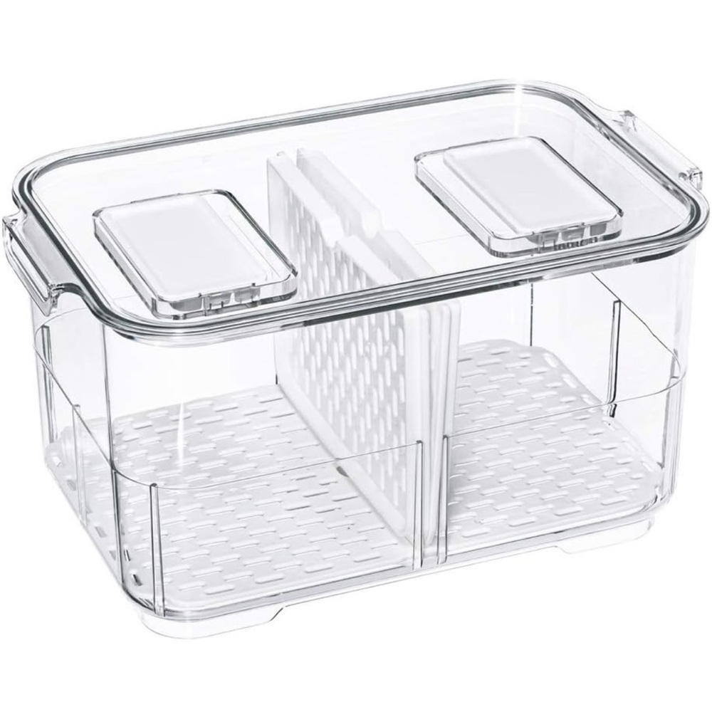 Vegetable Fruit Storage Container with Divider (new)